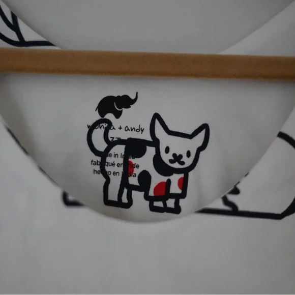 Girls NWOT 3T Monica + Andy Dress in “Red, White & Woof” Style - Picture 3 of 11